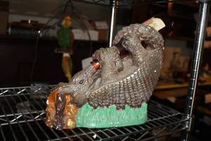 lot 296 image: 12 Armadillo Ceramic Table Statue