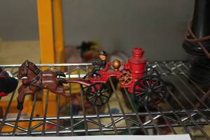 lot 343 image: Cast Iron Fire Wagon