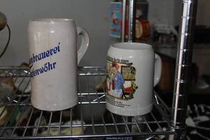lot 338 image: Lot of (2) Beer Steins
