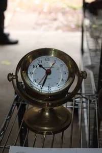 lot 353 image: Brass Chronometer Clock