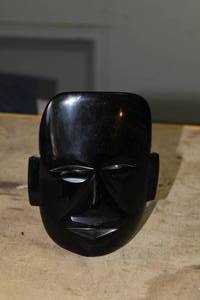 lot 333 image: Face Stone Table Statue