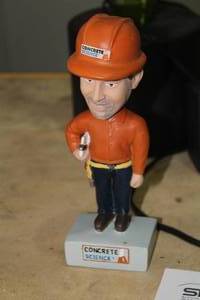lot 381 image: 7 Concrete Science Bobble Head Doll