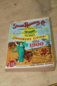 lot 365 image: Vintage Fall 1900 Sears Roebuck and Co Consumers Guide Catalog