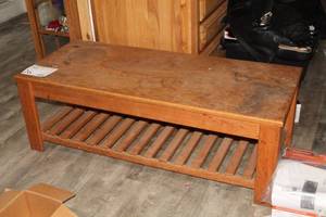 lot 26 image: Wooden Coffee Table