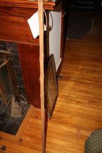 lot 52 image: Vintage 54 Hamms Wooden Walking Stick