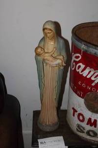 lot 54 image: Mother Mary Porcelain Statue