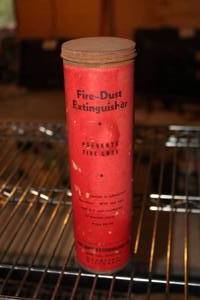 lot 393 image: Vintage Fire-Dust Fire Extinguisher