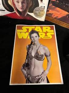 lot 12 image: Star Wars Book & Figurine