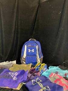 lot 24 image: Under Armour Clothes, Shoes & Backpack