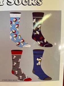 lot 81 image: New lot of 2 Snoopy 12 Days of Socks Lot #2