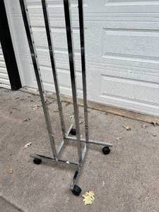 lot 107 image: Square Retail Rack for Clothes