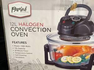 lot 103 image: NEW Parini 12L Halogen Convection Oven