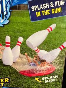 lot 117 image: H2O Go Slide-N-Splash Bowling - NEW