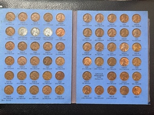 Lincoln Cents in Holder
