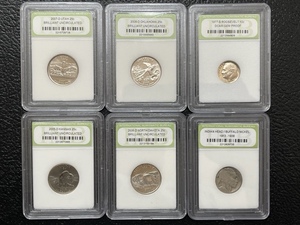 State Quarters, Roosevelt Dime, and Buffalo Nickel
