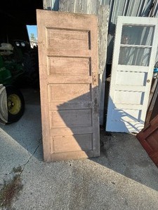 old solid wood door 32x68
