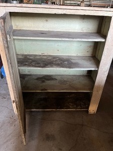 Cabinet  missing one door Vintage