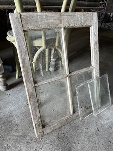 old barn window extra pain