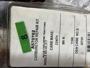 box of car parts