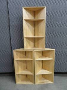 lot 29 image: 3 CORNER SHELVES