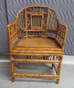 lot 42 image: GABBERTS FRUIT WOOD CHAIR 1979