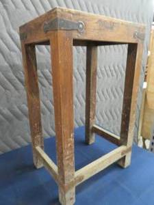 lot 53 image: VINTAGE ANTIQUE STOOL