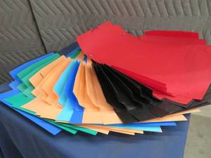 lot 75 image: NEW PLASTIC FILE FOLDERS