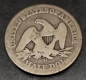 1858-O US SEATED LIBERTY HALF DOLLAR
