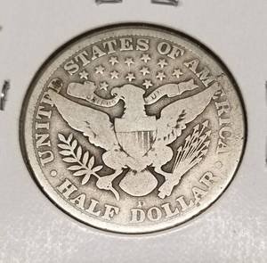 1912-D US BARBER HALF DOLLAR