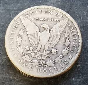 1896-S MORGAN SILVER DOLLAR
