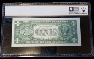 1957 US $1 SILVER CERTIFICATE AU53 PPQ PCGS CERTIFIED