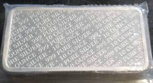 10 TROY OZ .999 FINE SILVER BAR HIGHLAND BUFFALO SEALED