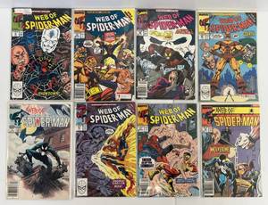 Vintage Marvel Web Of Spiderman Comics