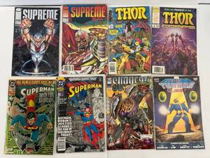 Group Of Vintage Marvel And DC Comics Including Superman And More