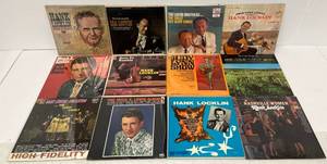 Group Of Misc.  LP Albums Including Hank Locklin And More
