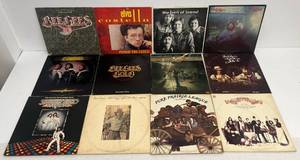 Group Of Vintage LPs Including Bee Gees And More