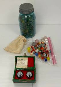 Group Including Vintage Marbles And More