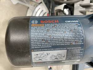 lot 10 image: Bosch CM10G 10 Dual-Bevel Glide Miter Saw