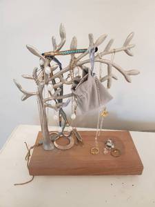 Collection of Jewelry with Jewelry Stand