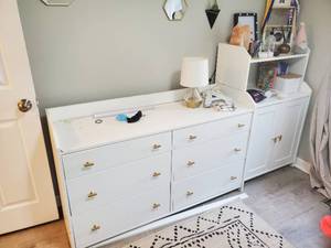 Chest of Drawers and Cabinet