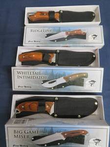 3 PRO GUIDE SERIES COLLECTABLE HUNTING KNIVES