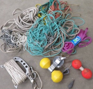 MISC FLOATS AND ROPE