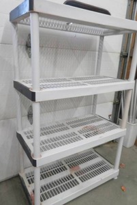 HEAVY PLASTIC SHELVING UNIT