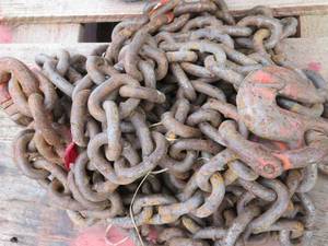 CHAIN WITH HOOK  VINTAGE TOOLS.