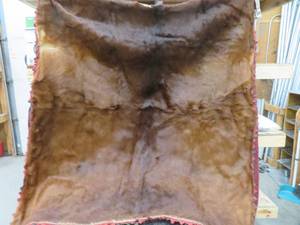 VINTAGE FUR SLEIGH BLANKET