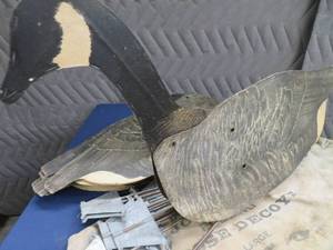 VINTAGE JOHNSONS  FOLDING GOOSE DECOYS IN ORIGINAL BAG