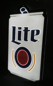 MILLER LITE SIGN.