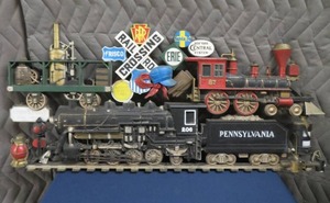 VINTAGE TRAIN WALL HANGING.