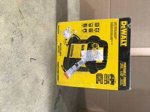 lot 13 image: DEWALT 1400 Peak Amp Portable Car Jump Starter with Digital Compressor  Customer Returns See Terms on Auction