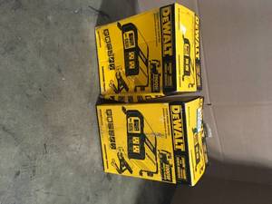 lot 21 image: Lot of 2 Assorted DEWALT 1000-Watt Portable Car Power Inverter with Triple USB Ports Customer Returns See Terms on Auction